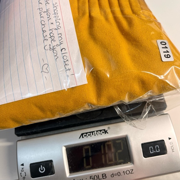 Imperfect J. Crew Factory Yellow skirt stretchy waist lined size 20 wool blend - Picture 14 of 14